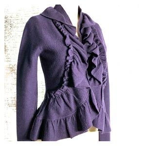 Anthropologie Charlie & Robin Wrapped In Ruffles